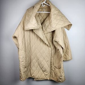 Norma Kamali Quilted Light Weight Blanket Coat Size Medium